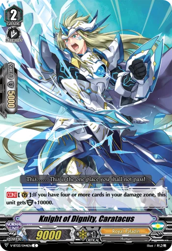 Knight of Dignity, Caratacus