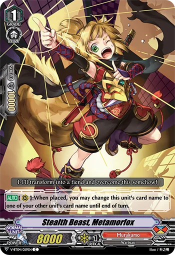 Stealth Beast, Metamorfox