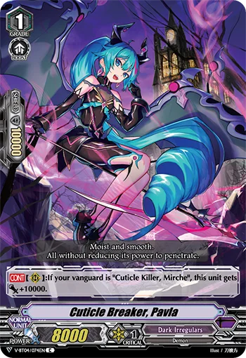 Cuticle Breaker, Pavla