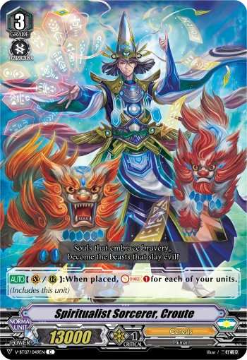 Spiritualist Sorcerer, Croute