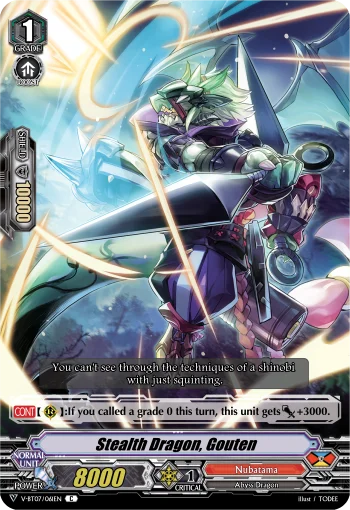 Stealth Dragon, Gouten