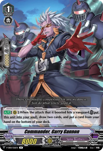 Commander, Garry Gannon