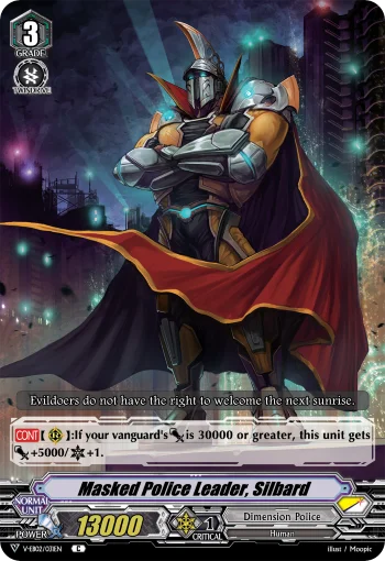 Masked Police Leader, Silbard