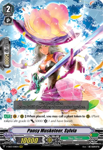 Pansy Musketeer, Sylvia