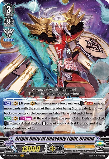 Origin Deity of Heavenly Light, Uranus