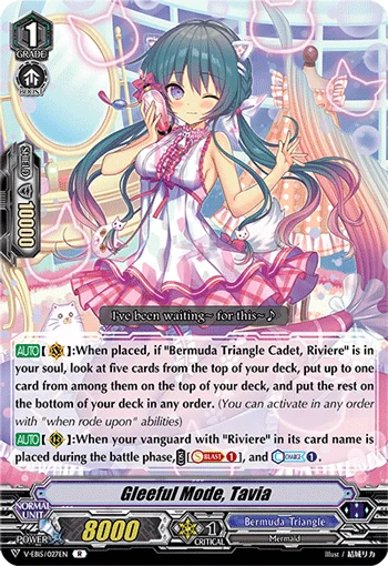 Gleeful Mode, Tavia