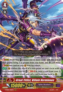 Great Titlist, Villain Verminous