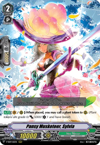 Pansy Musketeer, Sylvia