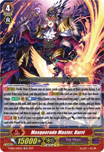 Masquerade Master, Harri
