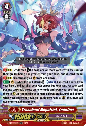 Trenchant Megatrick, Leontina