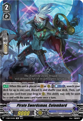 Pirate Swordsman, Colombard