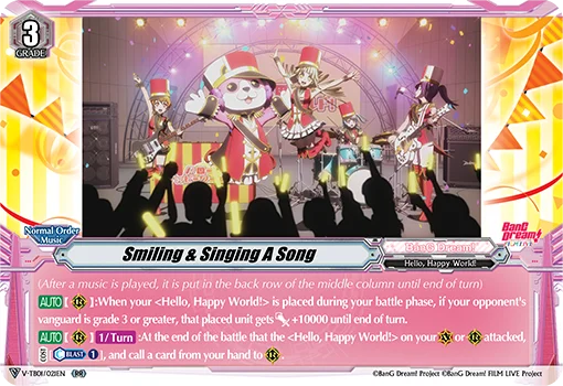 Smiling & Singing A Song