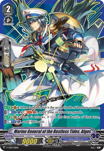 Marine General of the Restless Tides, Algos
