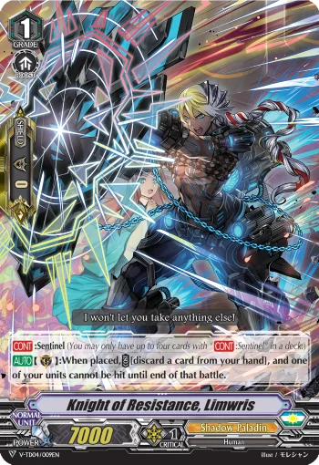 Knight of Resistance, Limwris