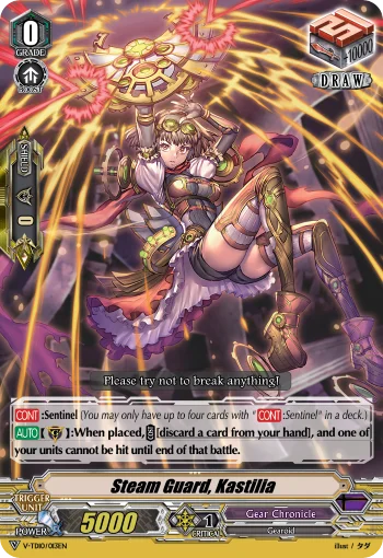 Steam Guard, Kastilia