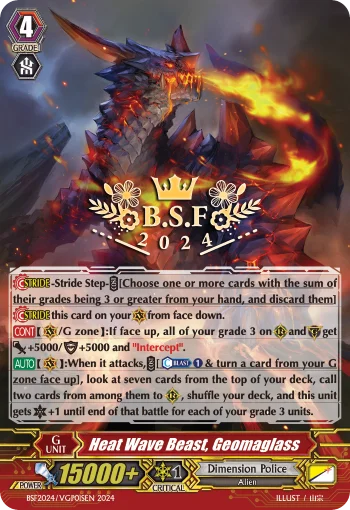Heat Wave Beast, Geomaglass