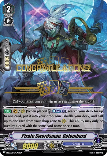 Pirate Swordsman, Colombard