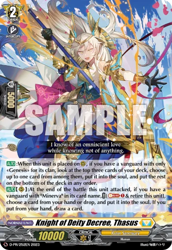 Knight of Deity Decree, Thasus