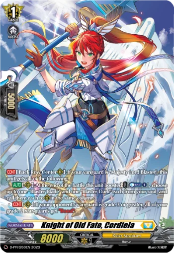 Knight of Old Fate, Cordiela