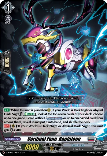 Cardinal Fang, Raphilogg