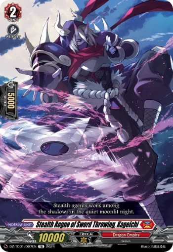 Stealth Rogue of Sword Throwing, Kageichi