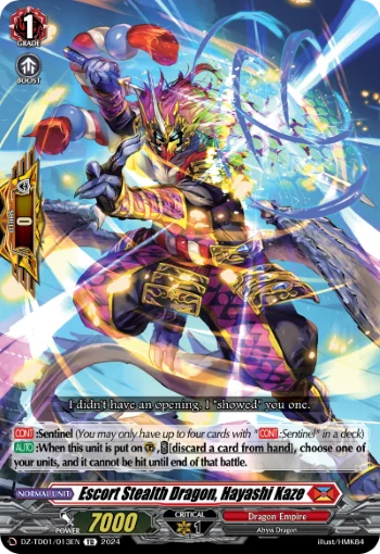 Escort Stealth Dragon, Hayashi Kaze
