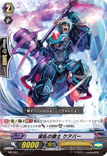 Knight of Corruption, Keabar