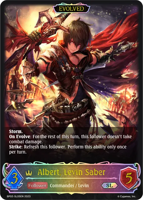 Albert, Levin Saber (Evolved)