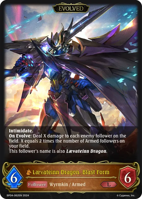 Lævateinn Dragon, Blast Form (Evolved)