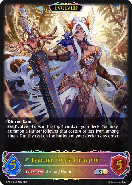 Lymaga, Forest Champion (Evolved)