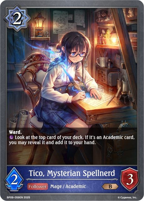 Tico, Mysterian Spellnerd