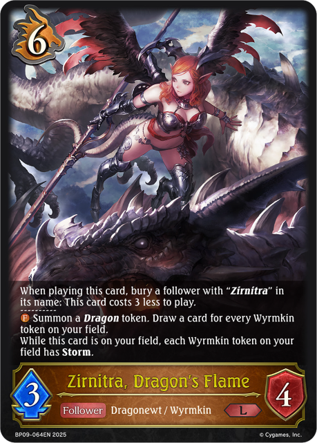 Zirnitra, Dragon's Flame