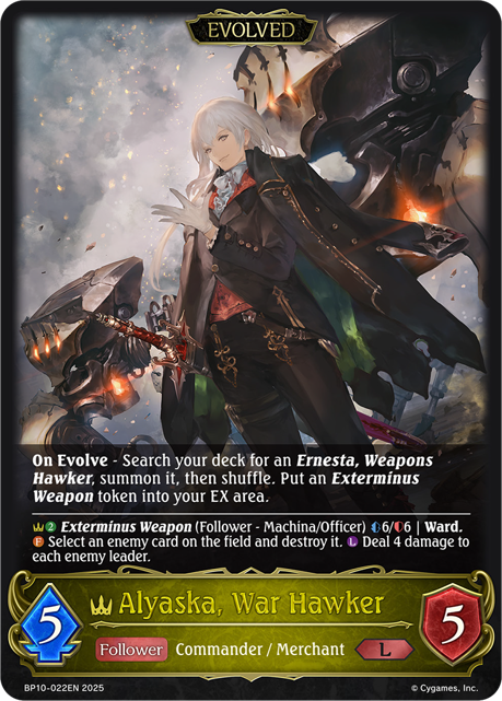 Alyaska, War Hawker (Evolved)