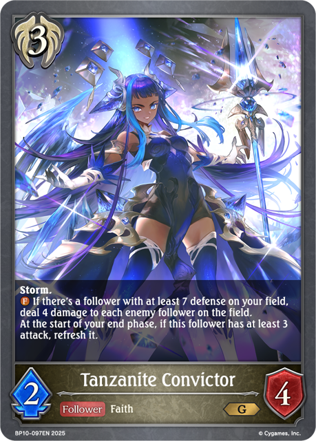Tanzanite Convictor