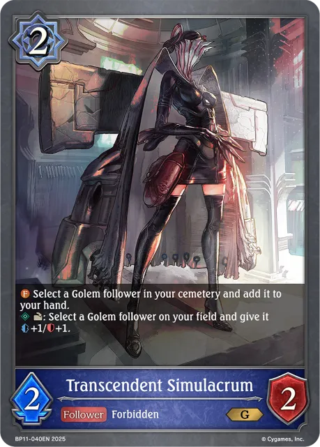 Transcendent Simulacrum