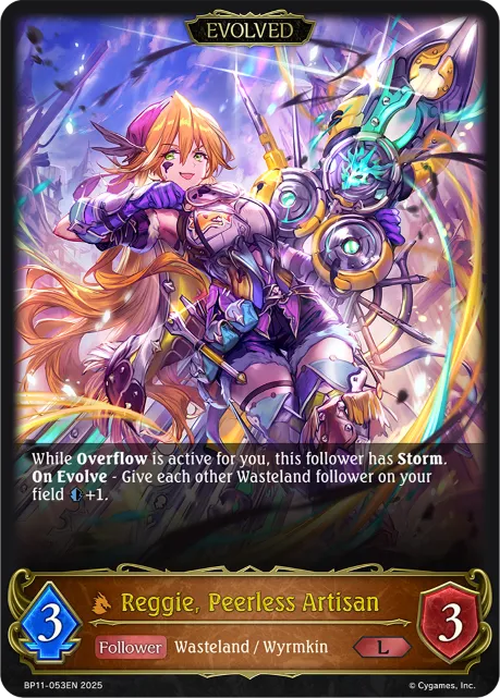 Reggie, Peerless Artisan (Evolved)