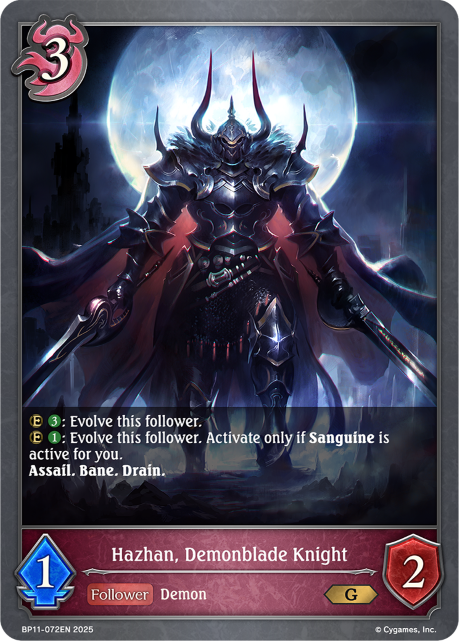 Hazhan, Demonblade Knight