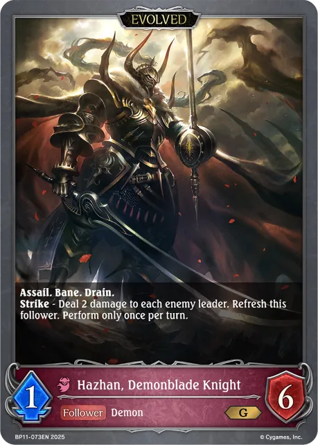 Hazhan, Demonblade Knight (Evolved)
