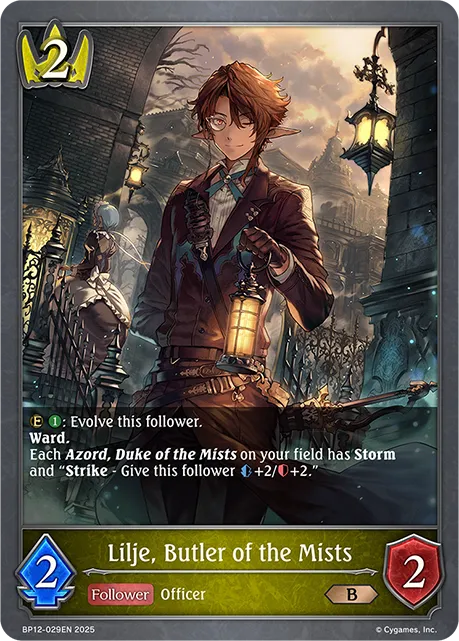 Lilje, Butler of the Mists