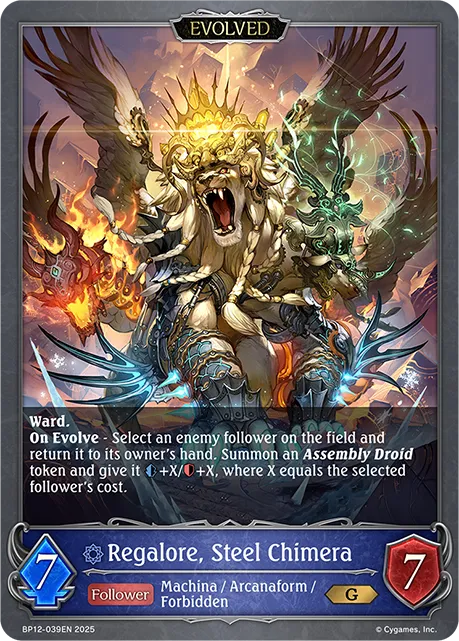 Regalore, Steel Chimera (Evolved)