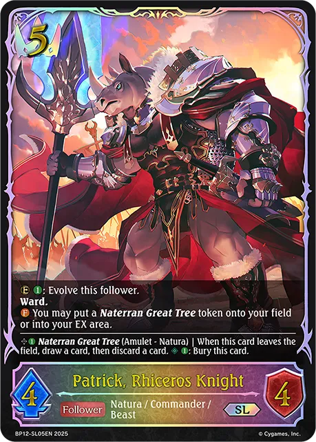Patrick, Rhiceros Knight