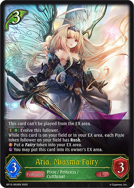 Aria, Miasma Fairy