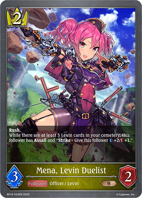 Mena, Levin Duelist