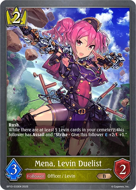 Mena, Levin Duelist