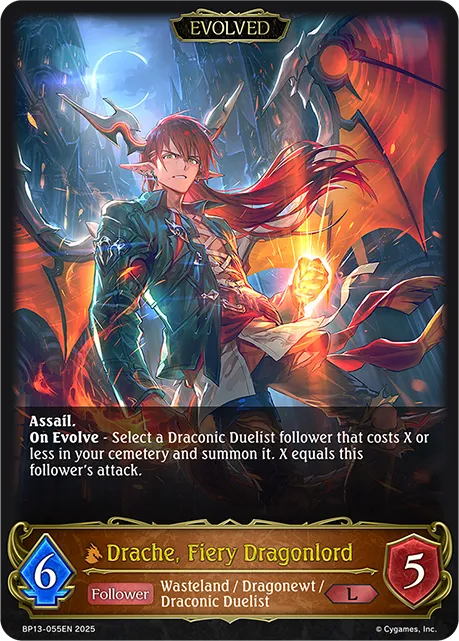 Drache, Fiery Dragonlord (Evolved)