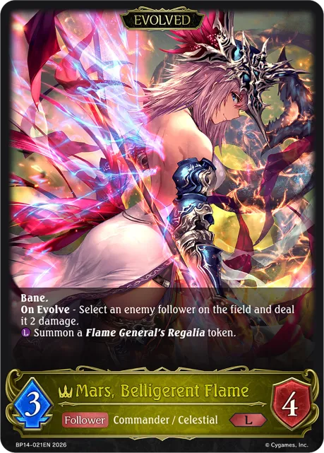 Mars, Belligerent Flame (Evolved)