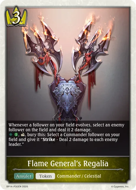 Flame General's Regalia