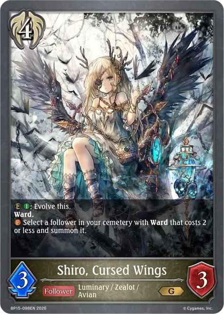 Shiro, Cursed Wings