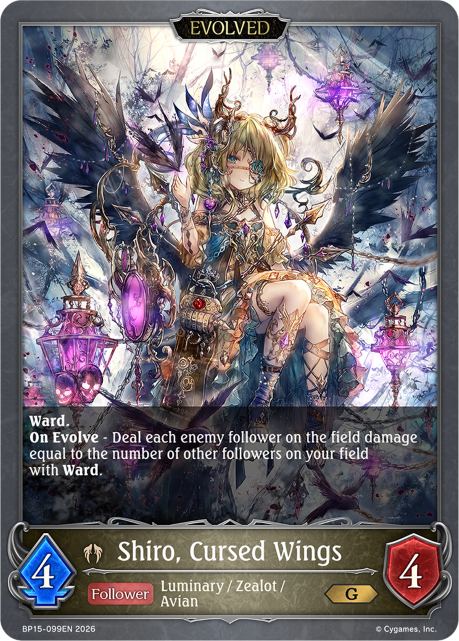Shiro, Cursed Wings (Evolved)