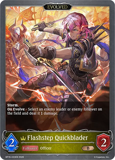 Flashstep Quickblader (Evolved)